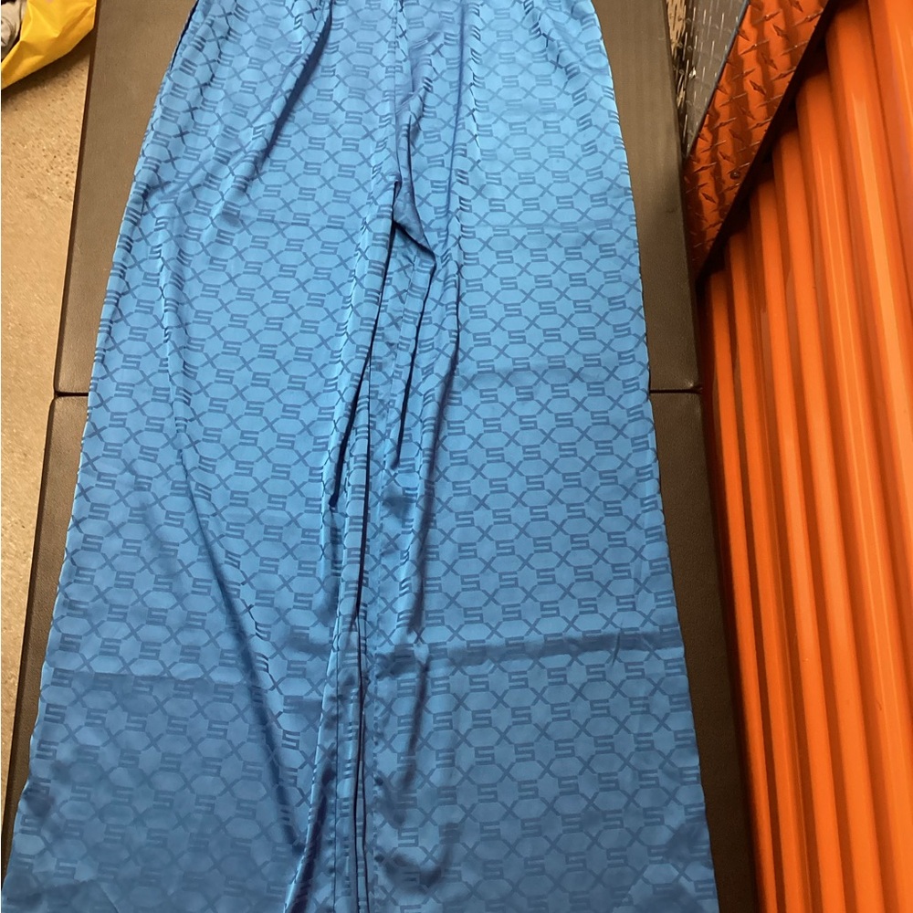 Savage X Fenty Vibrant Blue Patterned Pants